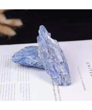 Collection 1pc 150g-230g Natural Rough Blue Kyanite Quartz Raw Stone for Specimen Decoration - Buy Online on GoSupps.com