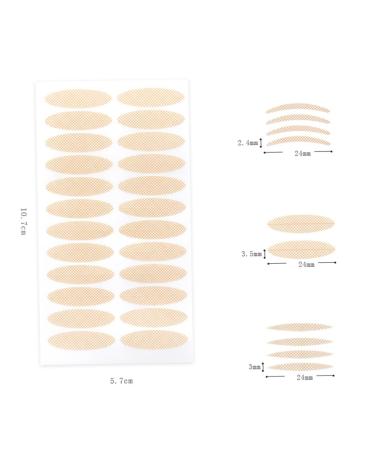 FOMIYES 60 Sheets Stickers Make up Kit Invisible Double Eyelid Paste Adhesive Tape Makeup Tools Man Hooded M As Shown - Buy Online on GoSupps.com