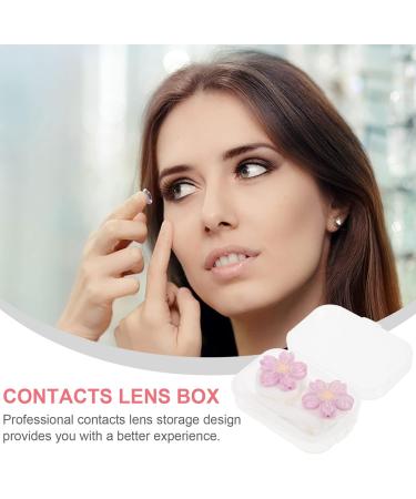 Ultechnovo 3-Piece Travel Contact Lens Case Set - Portable Violet Container for Contact Lenses (7x4.5x2.5cm) - International Shipping Available - Buy Online on GoSupps.com