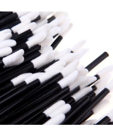 OKDEALS 100 Disposable Lip Brushes - Lipstick Gloss Wands Applicator Kits | Black Makeup Tools for Beauty Professionals - Buy Online on GoSupps.com