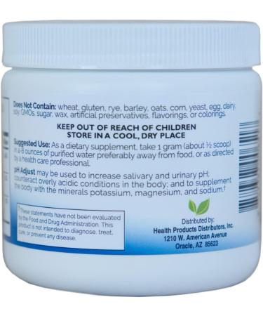 PDI HEALTH pH Adjust Alkalinizing Formula - Rapidly Balances pH Levels - Tastes Good Easy-to-Use Fine Powder - 8.8 OZ ( 250 gm) - Buy Online on GoSupps.com