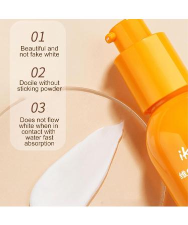  JPSDOWS Vitamin C Body Cream Body Refreshing 100ml Vitamin C Brightening Moisturizing Cream - Brightening Body Moisturizer for Women Men Improve Skin - Buy Online on GoSupps.com