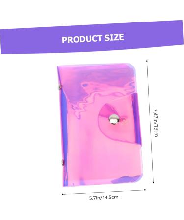 Ipetboom Nail Art Card Holder Manicure Art Plate Holder Multi-card Position Bag Nail Art Stamping Bag Nail Stencils Nail Art Organizer Nail Art Pouch Printing Storage Bag Pink As 19x14.5cm Pink - Buy Online on GoSupps.com