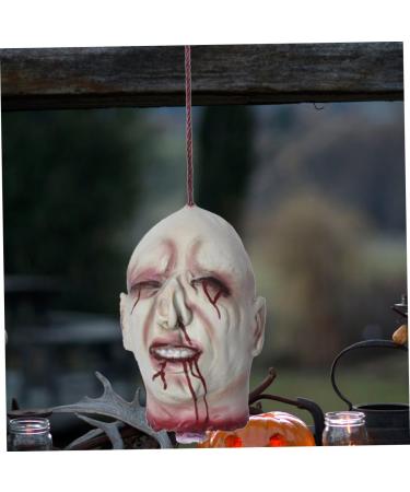 Realistic Zombie Head Halloween Decoration - Spooky Separated Headdress for Eerie Effects - 1 Piece - Buy Online on GoSupps.com