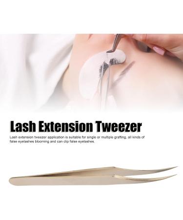 Professional Precision Wrong Eyelash Extension Tweezers | Curved Steel Flower Tweezers for Beauty Salons - International Shipping - Buy Online on GoSupps.com
