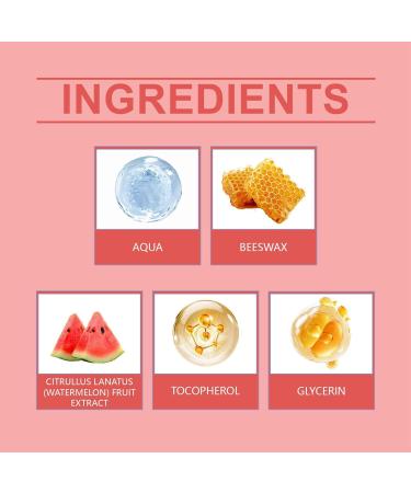 Watermelon Lip Masque Tinted Moisturizing Balm - Tinted Lip Balm Watermelon Lip Masque Overnight Lip Balm for Dry Chapped Peeling Cracked Lips - Buy Online on GoSupps.com