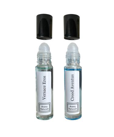Man Perfume Sampler Set - Roll Cologne Men Replicant Perfume Alt Fragrance Travel Size Cologne Roll-on Scented Body Oil 2 pc Set (Spicy Duo)
