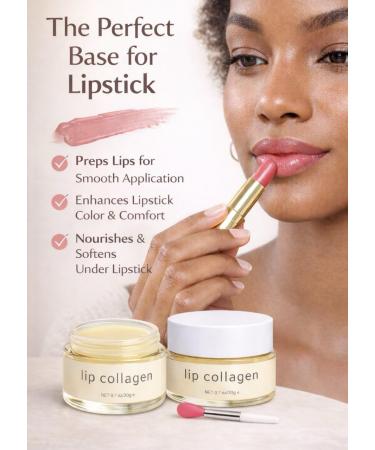 Nuovaderm Beauty Lip Collagen Primer 2 Pack (0.7 oz Each) Hydrating Lip Primer & Overnight Lip Mask Smooths Dry Lips Non-Sticky Lip Balm Base for Lipstick Day & Night Use - Buy Online on GoSupps.com