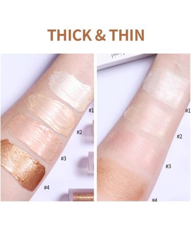 Go Ho Liquid White Highlighter Makeup Natural Face Highlighter Stick Silky Smooth Light Liquid Luminizer Long Lasting Highlight Face Illuminator Make up 01 Moonlight White 01 Moonlight White 10 g (Pack of 1) - Buy Online on GoSupps.com