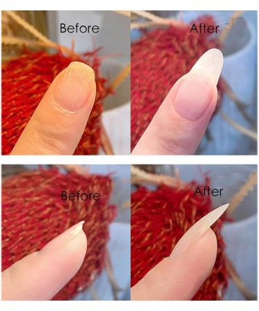 Nails Fiberglass for Quick Nail Art Extension False Nails Tips Forms Salon Tool Equipment 5.5 CM White Set of 20 - Buy Online on GoSupps.com