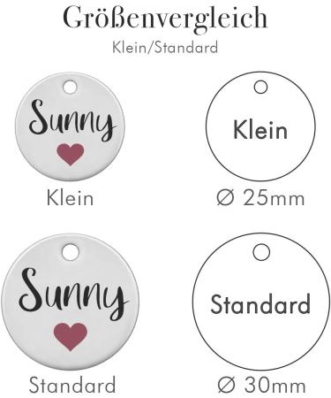Kultdog Premium Stainless Steel & 24K Gold Pet ID Tags | Dog & Cat Animal Mark | Key Ring Included ( 30mm) - Shop Internationally! - Buy Online on GoSupps.com
