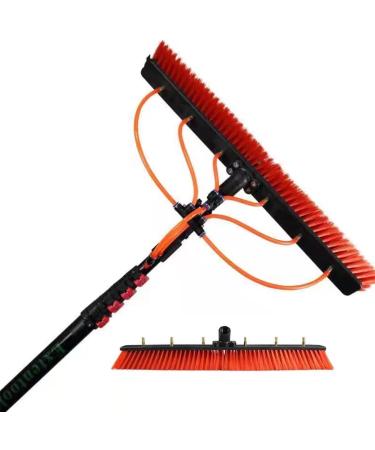 Water Fed Window Cleaning Pole Water Fed Telescopic Brush/Extendable Cleaner Conservatory Roof Suitable For Photovoltaic Panel Cleaning Trucks (Color : 60cm Size : 6m) 6m 60cm