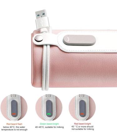 Baby Bottle Warmer USB Baby Bottle Warmer Heater Bottle Bag Milk Bottle Heater Baby Milk Heater Milk Boxes for Water Cups for Mineral Water Bottles Insulation Bottle(Pink) - Buy Online on GoSupps.com