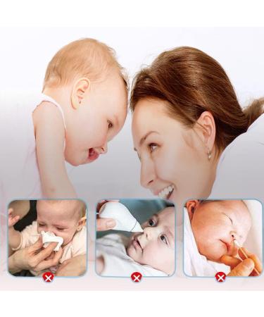 2Pcs Baby Nasal Aspirator Set - Reusable Silicone Tip for Safe & Comfortable Nose Cleaning - Buy Online on GoSupps.com