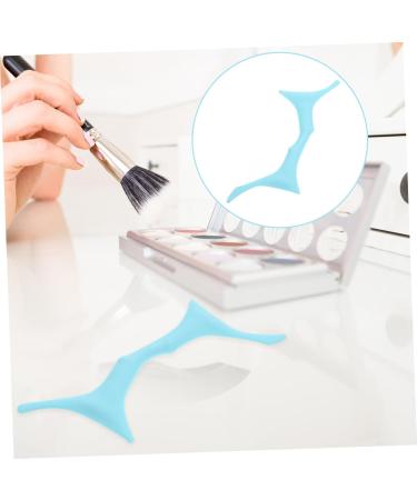 minkissy brow template eyebrow makeup tools eyebrow shaping template silicone makeup stencil brow makeup supplies eye brow stencil eye brow shapers for women third gear Silica gel blindfold 17.3x5.9cm Blue - Buy Online on GoSupps.com