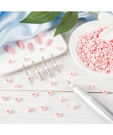 OLYCRAFT 100Pcs Pink Nail Drill Bits Caps - 7.5x4.5mm Flat Round Dust Proof Protector Caps - Nail Tech Supplies for Electric Nail Art Tools - Buy Online on GoSupps.com