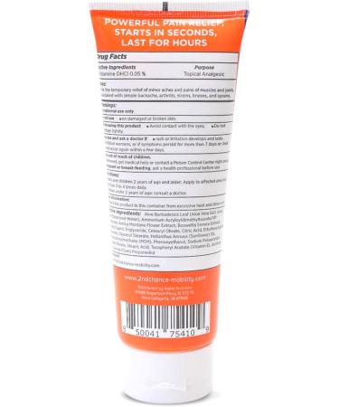Pain Relief Cream - No Odor Non-Greasy Deep Penetrating Moisturizer for Joint & Muscle Pain - 3.4oz - Buy Online on GoSupps.com