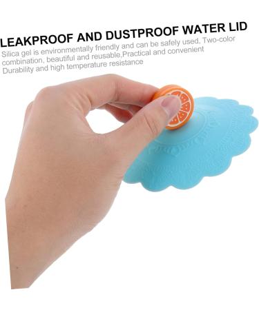 Alipis 4pcs Covers Mug Hot Drink Dustproof Lid Use Cups Cover Leakproof Camping Sealed Bottle Fruit Food - Buy Online on GoSupps.com