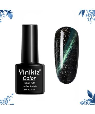 Minkissy 5D Nail Gel Cat Eye Gel Nail Polish Set Eye Gel Nail Polish Cat Eye Nail Polish Kit Cat Eye Polish Magnetic Polish for Nail Art Design (As shown 2) Womens Manicure Cat Picture 2 - Buy Online on GoSupps.com