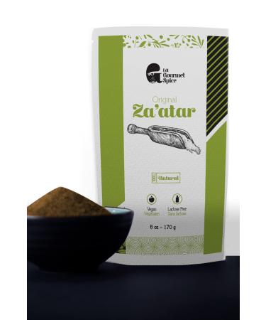 Edi Gourmet Spice Zaatar 170g - 6 oz | Combined 13 different ingredients. Traditional Middle Eastern Seasoning. Perfect pantry for bread and breakfast.