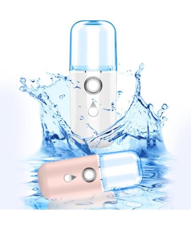 Angoily Nano Water Replenishing Instrument Hand Held Steamer Mini Humidifier Face Humidifier Mini Face Steamer Facial Mister Cool Mist Steamer Portable The Face White Set Plastic - Buy Online on GoSupps.com