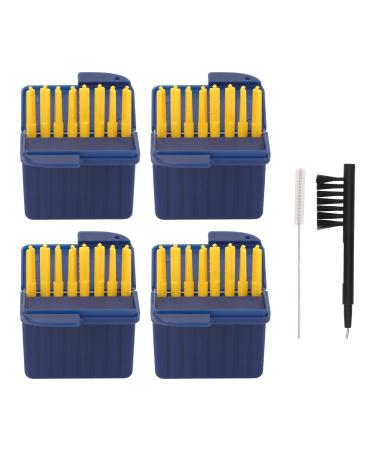 HOLPPO Hearing Aid Wax Guards Hearing Amplifier Wax Guards Kit with Storage Box Replacement Ear Wax Traps Cleaning Tools Hearing Aid Accessories