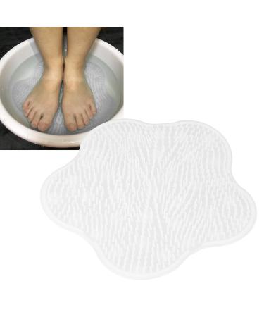 Portable Foot Friction Pad & Scrubber Deep Cleaning Peeling & Massage Pillow for Home Salon & Spa (White) - Buy Online on GoSupps.com