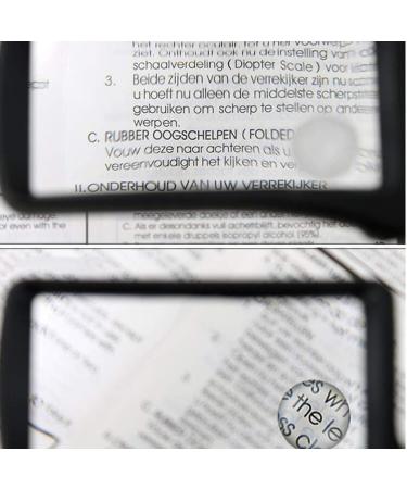 Magnifying Glasses Educational Hobby Magnifiers Handheld Rectangular Magnifying Glass with Led Light Reading Aids Magnifiers Comfortable Anniversary - Buy Online on GoSupps.com