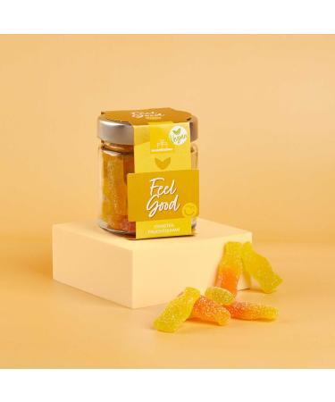  naschlabor Vegan Feel Good Fruit Gums | 20% Pure Fruit Juices | No Artificial Colors or Flavor Enhancers | Gluten Free and Lactose Free - Buy Online on GoSupps.com
