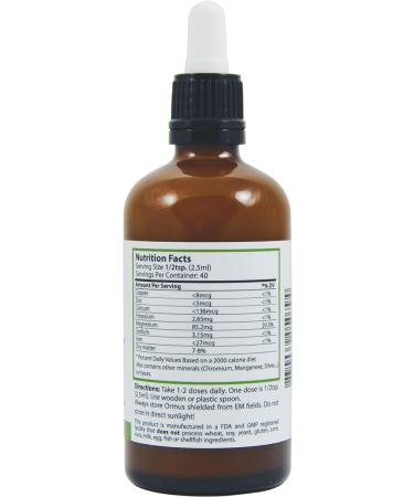 Ormus 3.4 Fl Oz (100ml) - Concentrated Orme | Atomic Minerals by Heiltropfen - Buy Online on GoSupps.com