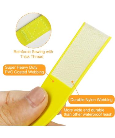Vivifying Waterproof Dog Leash 20ft Durable PVC Long Line Lead with Soft Handle for Medium Large Dogs Recall Tracking Training Great for Swimming Beach Lake and Yard (6M Yellow) - Buy Online on GoSupps.com