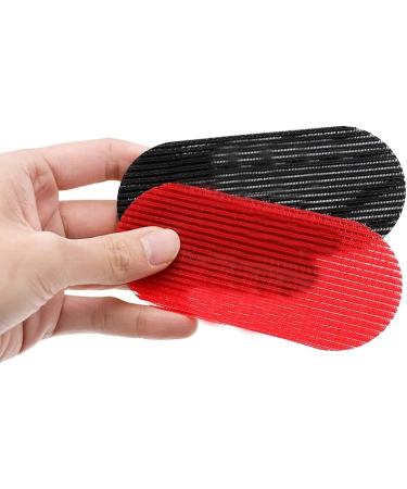 Cretty-Meet 12 Pieces Hair Gripper Hair Holders Hair Fringe Stickers-Magic Hair Fixed Clip Hairpin Hair Styling Accessories (Black Red) - Buy Online on GoSupps.com