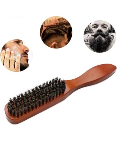 AnSafe Shaving Brush Set of 2 - High Quality Bristle Hair & Wooden Handle for Premium Shaving Experience - Handmade Portable Beard Soap Foam Brush - Buy Online on GoSupps.com