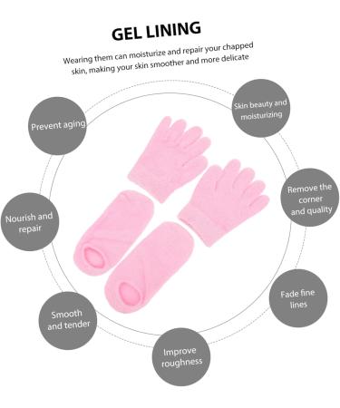  POPETPOP POPETPOP Overnight Foot and Hand Care Moisturizing Gel Spa Socks for Women Soft Skin - Buy Online on GoSupps.com