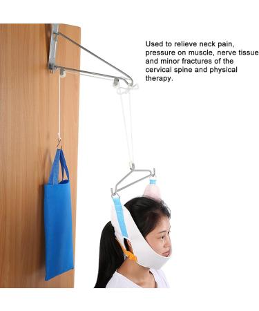 Neck Cervical Traction Device | Over Door Neck Stretcher Kit for Pain Relief | Soundrids Chiropractic Therapy - Buy Online on GoSupps.com