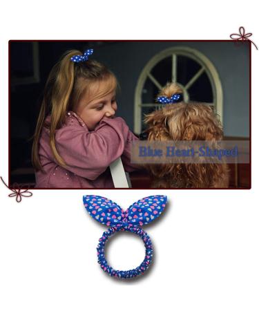 20pcs Toddler Girls Baby Hair Ties with Rabbit Ear Chiffon Scrunchies Ponytail Holders - Cute Mix - Buy Online on GoSupps.com