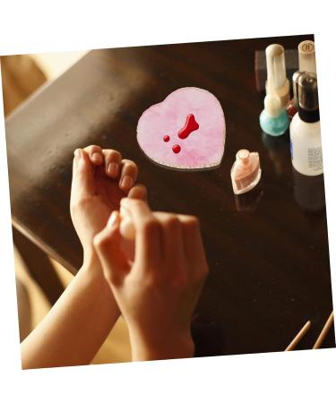 Buy 2pcs Palette Nail Color Mixing Plates - Manicure & DIY Nail Art Tray | Assorted Colors 8.5x8.3cm - International Shipping Available - Buy Online on GoSupps.com