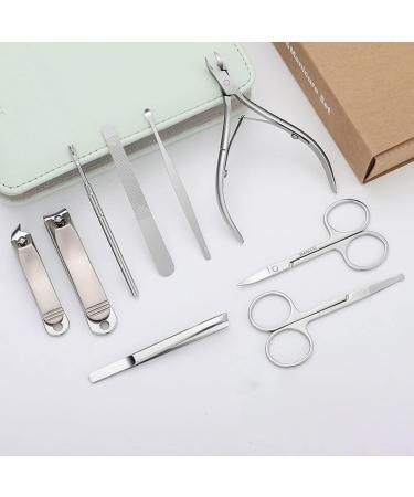 Nail Clipper Set 9-Piece Stainless Steel Nail Set Home Professional Pedicure Nail Set Portable Travel Beauty Set with Portable Fashion Bag Nail Clipper Kit (Color : Blu) - Buy Online on GoSupps.com
