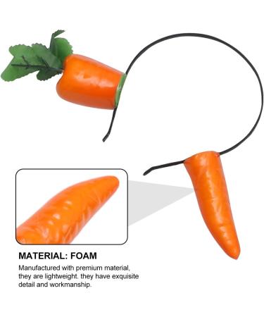 TENDYCOCO Carrot Hair Hoop - Fun Party Hair Accessories for Women | Decorative Adult Headwear  - Buy Online on GoSupps.com