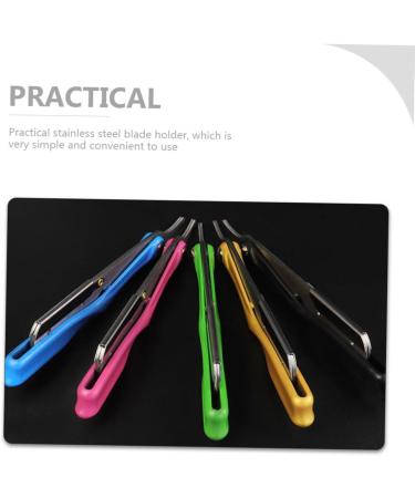 Minkissy 5-Pack Manual Razor Tool for Men - Stainless Steel Eyebrow Trimming - Household Essentials | 22.2x13.2cm - Buy Online on GoSupps.com
