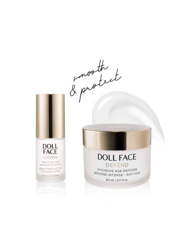 DOLL FACE Beauty Under Eye Cream | Triple Action Serum for Dark Circles, Anti-Aging, Bags & Puffiness | Peptide Complex | 15 ml - Buy Online on GoSupps.com