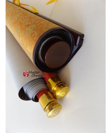 MasterChinese 14x28 Large Blank Water Writing Cloth - Brown Frame - Includes Instructions - Buy Online on GoSupps.com