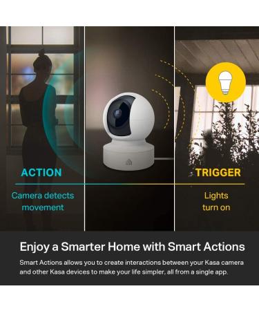 Kasa Indoor Pan/Tilt Smart Security Camera 1080p HD with Night Vision & Motion Detection - Baby & Pet Monitor - Works with Alexa & Google Home - Cloud & SD Card Storage - EC70 - Buy Online on GoSupps.com
