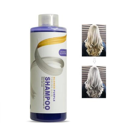 Pemarlis Anti-yellowing shampoo for blonde grey and white hair - Purple shampoo for bleached and lightened hair - 500 ml