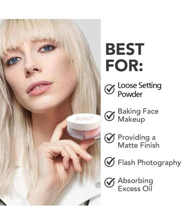Three-Color Loose Setting Powder | Translucent Face & Finishing Powder | Lightweight Waterproof High Definition Makeup #01 - Buy Online on GoSupps.com