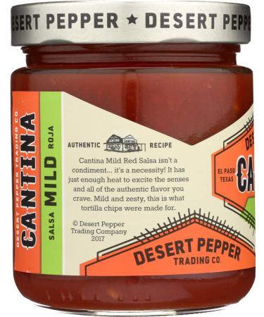 Desert Pepper Trading Cantina Salsa Mild Red - 16 Oz | Flavorful & Fresh - Buy Online on GoSupps.com