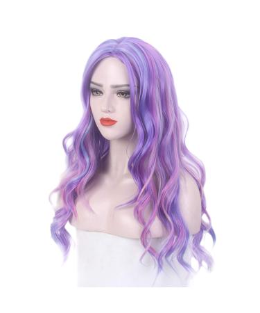 St-Fantasy Purple Ombre Pink Women Wigs - Long Layered Art Hair for Cosplay & Costume Parties #g436 - Buy Online on GoSupps.com
