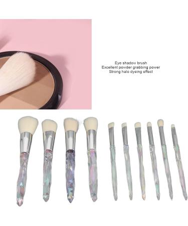 Cosmetic Brush Set Makeup Brush Set 10 Pieces Professional Soft Bristles Easy Coloring for Home - Buy Online on GoSupps.com