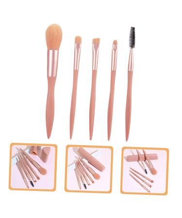 FRCOLOR 15 Pcs Triangular Foundation Brush Set - Pink Makeup Brushes for Face & Eyebrows - Portable Blending Brush Suite - Perfect for Flawless Makeup Application - Buy Online on GoSupps.com
