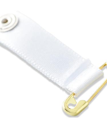 Prym 401150-1 Shoulder Strap Retainers w/ Safety Pin - 2 St ck White - Buy Online on GoSupps.com